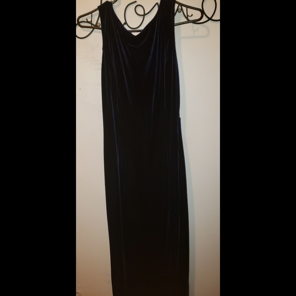 Blue Velvet Dress (Scott McClintock)